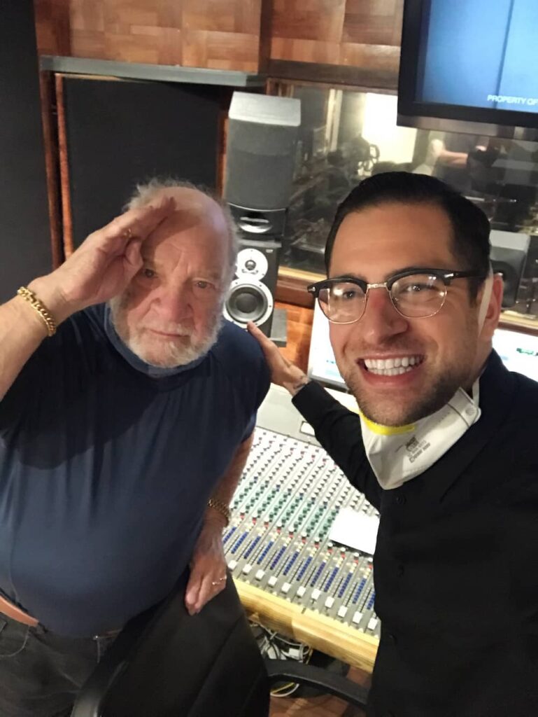 Film Composer Roman Molino Dunn with Paul Schrader